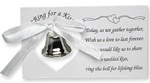 Silver Wedding Bell on a Card (50/pkg)