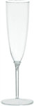 5oz Clear Plastic Champagne Flutes (8/pkg)