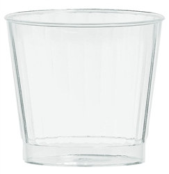 9oz Clear Plastic Tumblers (24/pkg)