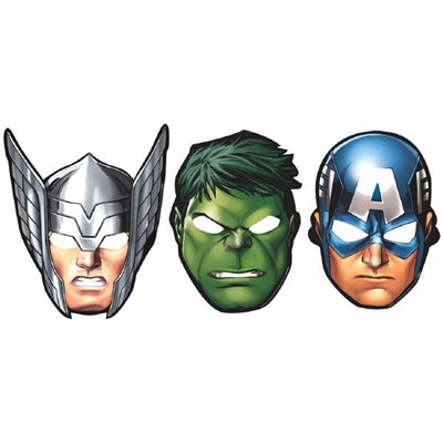 Avengers Masks (8/pkg)