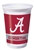 University of Alabama Plastic Cups (8/pkg)