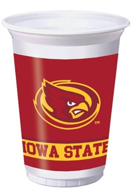 Iowa State University Plastic Cups (8/pkg)