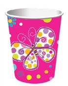 Butterfly Birthday Hot/Cold Cups (8/pkg)