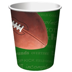Football Party Hot/Cold Cups (8/pkg)
