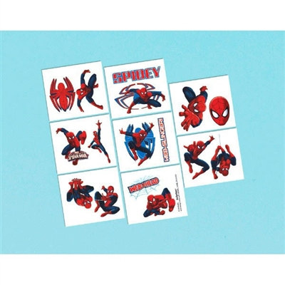 Spider-Man Tattoos (16/pkg)