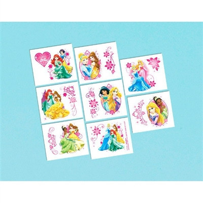 Disney Princesses Tattoos (16/pkg)