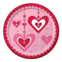 Heart Dazzler Dessert Plates (8/pkg)