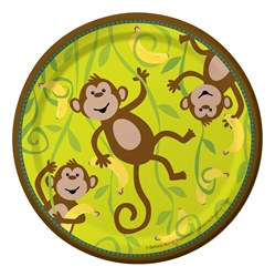 Monkeyin' Around Dessert Plates (8/pkg)