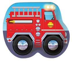 Fire Truck Dinner Plate