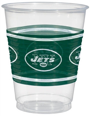 New York Jets Plastic Cups (25/pkg)
