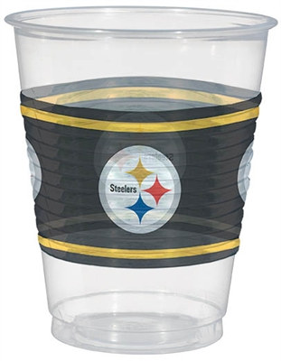 Pittsburgh Steelers Plastic Cups (25/pkg)