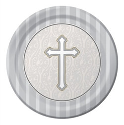 Cross Lunch Plates (8/pkg)