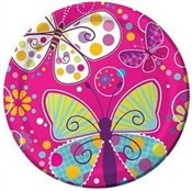 Butterfly Birthday Lunch Plates (8/pkg)