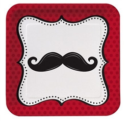 Mustache Madness Lunch Plates (8/pkg)