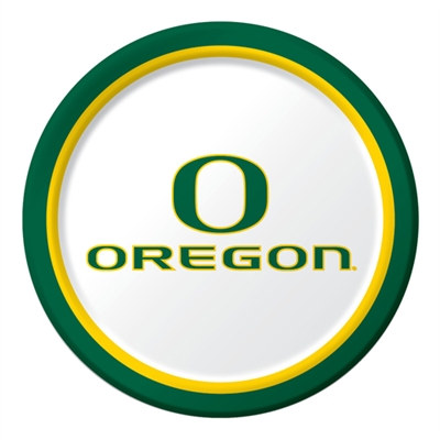 University of Oregon Lunch Plates (8/pkg)