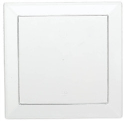 Clear Square Appetizer Plates, 5" (10/pkg)