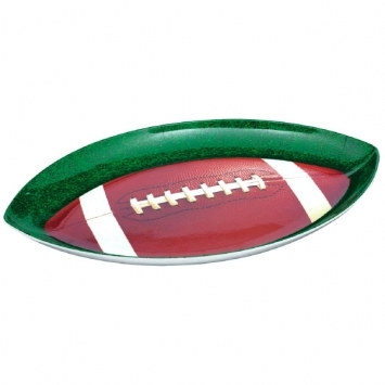 Plastic Football Shaped Serve Platter