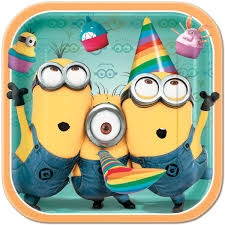 Minion Plates (8/pkg) featuring the adorable Minions.