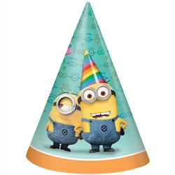 Minions Party Hats (8/pkg)