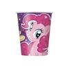 The My Little Pony Cups are a coated paper beverage cup featuring Pinkie Pie and a few of her friends. Each cup holds up to 9 ounces of your favorite hot or cold beverage. Eight cups per package.