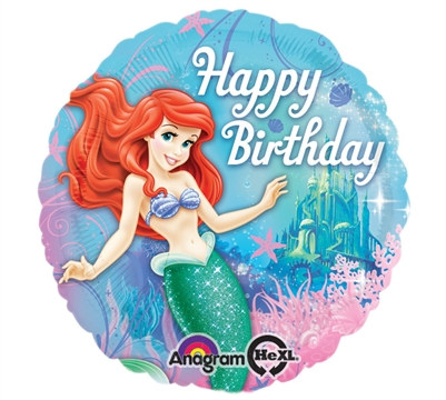 Little Mermaid Mylar Balloon