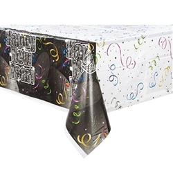 This colorful Countdown to New Year's Plastic Tablecover screams “Happy New Year” and it will perfectly complement all of your other New Year’s decorations. It measures 54 inches by 84 inches and comes one awesome tablecover per package.