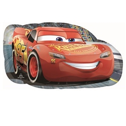 The Cars Lightning McQueen Balloon is a full color printed metallic foil balloon featuring the famous Cars character Lightning McQueen. After you inflate with helium, the large 30-inch balloon will grab the attention of all of your guests. One per pack.
