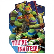 Teenage Mutant Ninja Turtles Invitations (8/pkg)