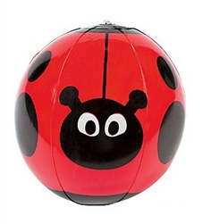 Inflatable Ladybug Beach Ball (1/pkg)