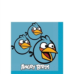 If you love Angry Birds, then you'll need these Angry Bird printed beverage napkins for your next event. Each 2-ply napkin measures 9 and 3/4 inches square when unfolded. Each package contains 16 printed paper napkins.