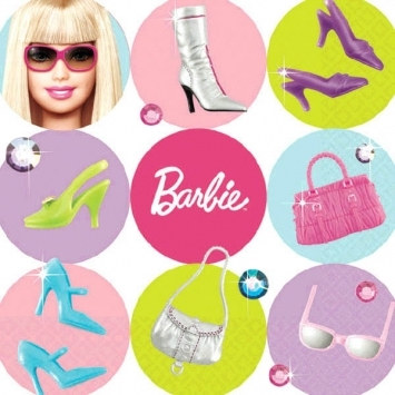 Barbie Beverage Napkins (16/pkg)