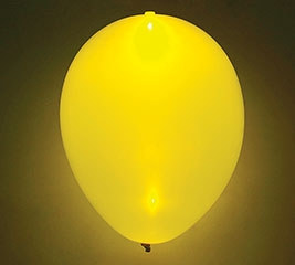 Glow Yellow Latex Balloon