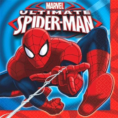 Spider-Man Lunch Napkins (16/pkg)