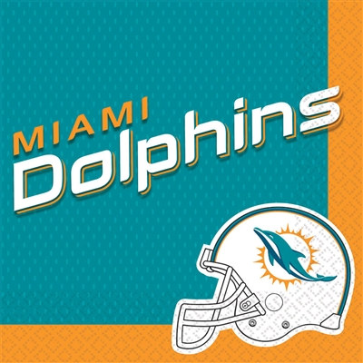 Miami Dolphins Lunch Napkins (16/pkg)