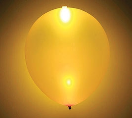 Glow Gold Latex Balloon