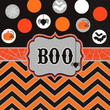 Modern Halloween Lunch Napkins (16/pkg)