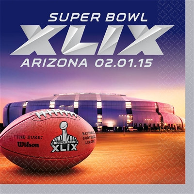 Super Bowl XLIX Lunch Napkins (16/pkg)