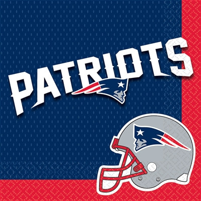 New England Patriots Napkins (16/pkg)