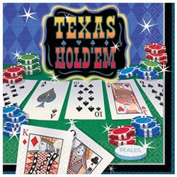 Texas Hold Em Lunch Napkins