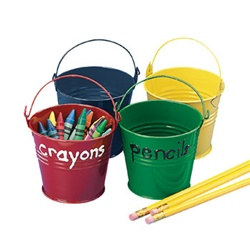 Assorted Color Pails (1/pkg)