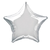 Silver Star Foil Balloon 20"