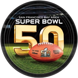 Super Bowl 50 Desert Plates 7"