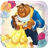 The Beauty and the Beast Square Plates 7" are the perfect size to serve up cake and ice cream at your next birthday party. Belle and the Beast are waltzing across these plates, and right into your party. Eight coated paper plates per package.