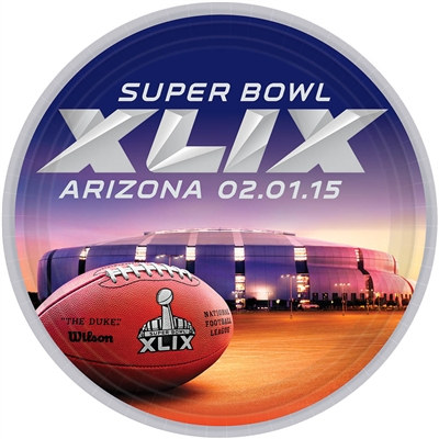 Super Bowl XLIX Dessert Plates (8/pkg)