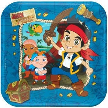Jake and the Neverland Pirates Lunch Plates (8/pkg)