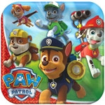 Paw Patrol Square Plates 9 inches