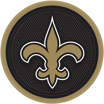 New Orleans Saints Lunch Plates (8/pkg)