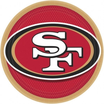 San Francisco 49ers Lunch Plates (8/pkg)