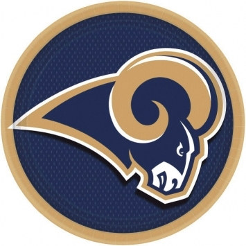 Los Angeles Rams Lunch Plates (8/pkg)