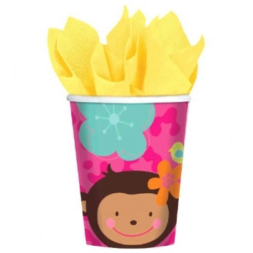 Monkey Love Hot/Cold Cups (8/pkg)
